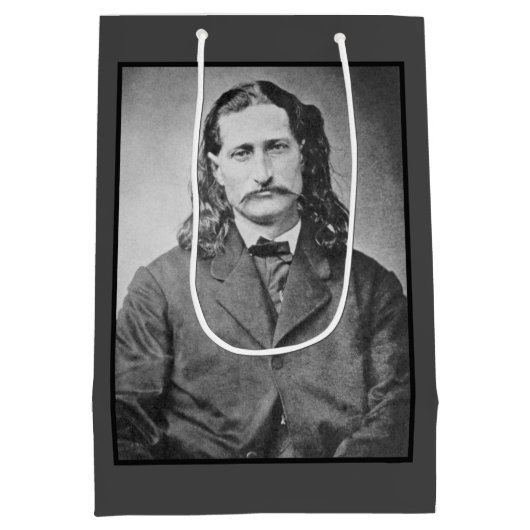 Marshal Wild Bill Hickok Old West Gunfighter Medium Cadeauzakje (Achterkant)