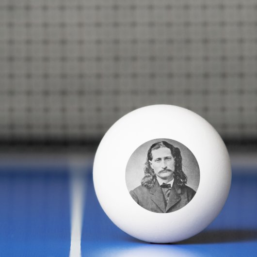 Marshal Wild Bill Hickok Old West Gunfighter Pingpongbal (Net)