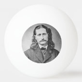 Marshal Wild Bill Hickok Old West Gunfighter Pingpongbal (Voorkant)