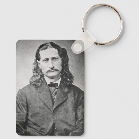 Marshal Wild Bill Hickok Old West Gunfighter Sleutelhanger (Achterkant)