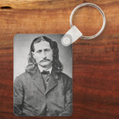 Marshal Wild Bill Hickok Old West Gunfighter Sleutelhanger (Achterkant)
