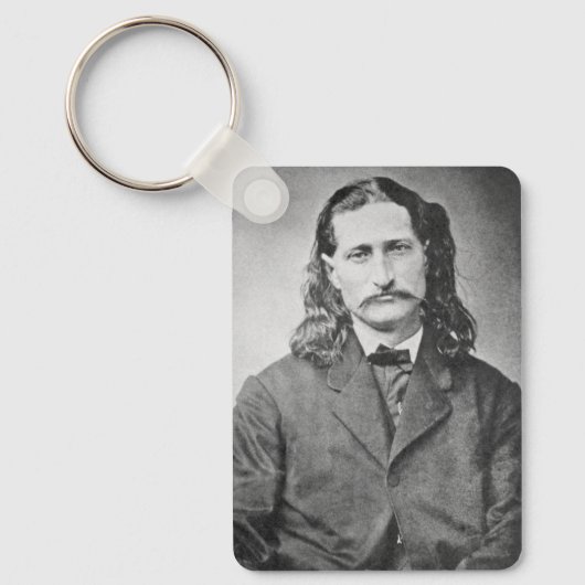 Marshal Wild Bill Hickok Old West Gunfighter Sleutelhanger (Voorkant)