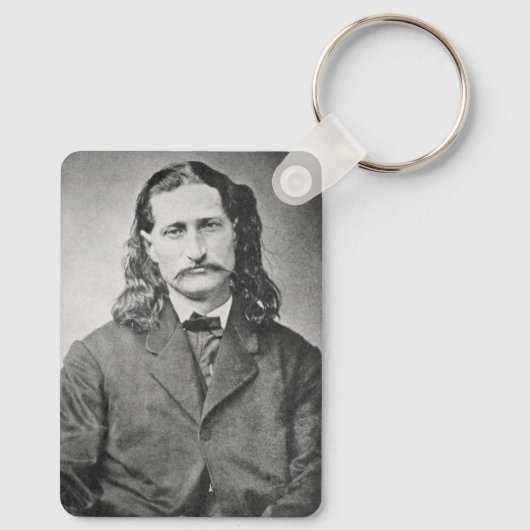 Marshal Wild Bill Hickok Old West Gunfighter Sleutelhanger (Achterkant)