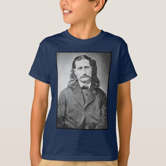 Marshal Wild Bill Hickok Old West Gunfighter T-shirt (Voorkant)