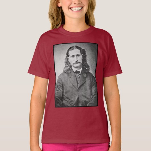 Marshal Wild Bill Hickok Old West Gunfighter T-shirt (Voorkant)
