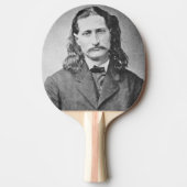 Marshal Wild Bill Hickok Old West Gunfighter Tafeltennisbatje (Voorkant)