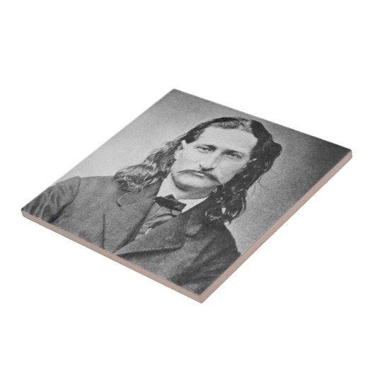 Marshal Wild Bill Hickok Old West Gunfighter Tegeltje (Zijkant)