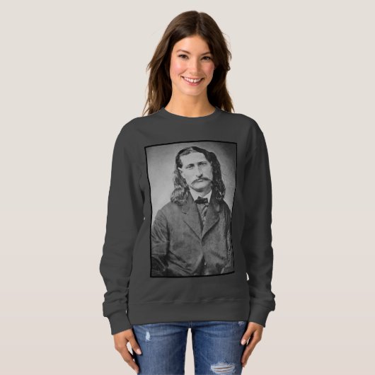 Marshal Wild Bill Hickok Old West Gunfighter Trui (Voorkant volledig)