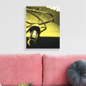 Marshall Amp/Jack Lead Canvas Afdruk (Insitu (Woonkamer))