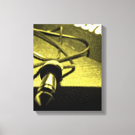 Marshall Amp/Jack Lead Canvas Afdruk (Voorkant)