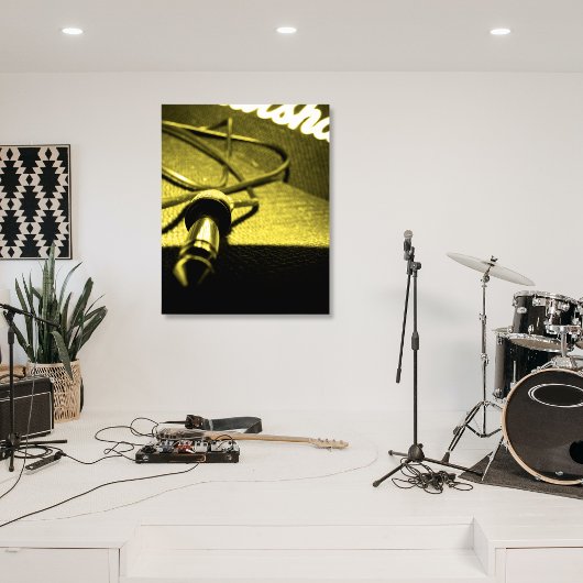 Marshall Amp/Jack Lead Canvas Afdruk