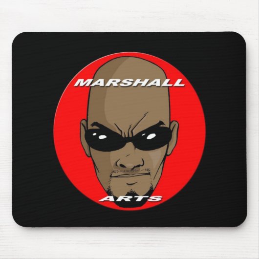 Marshall Arts Logo Mousepad Muismat (Voorkant)