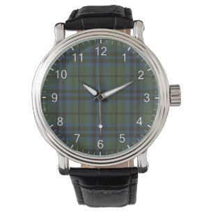 Marshall Clan Tartan Horloge