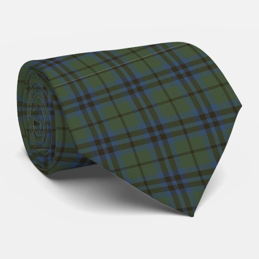 Marshall Clan Tartan Stropdas (Opgerold)