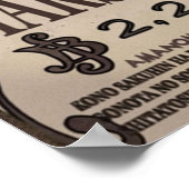 Marshall D Teach Wanted Bounty Poster (Hoek)