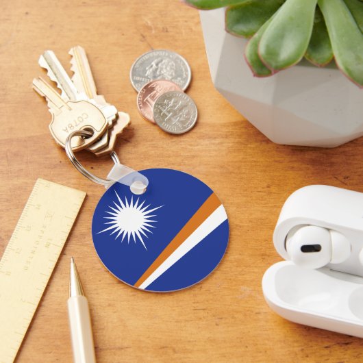 Marshall eilanden vlag sleutelhanger (Bureau)