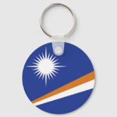 Marshall eilanden vlag sleutelhanger (Achterkant)