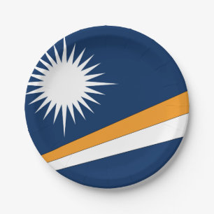 Marshall-eilandvlag Papieren Bordje