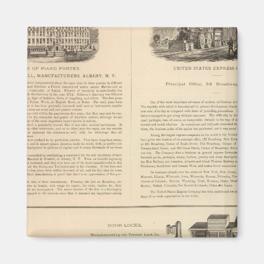 Marshall en Wendell, fabrikanten Magneet (Voorkant)