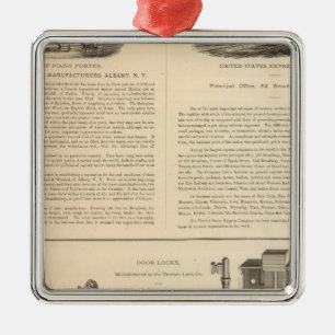 Marshall en Wendell, fabrikanten Metalen Ornament