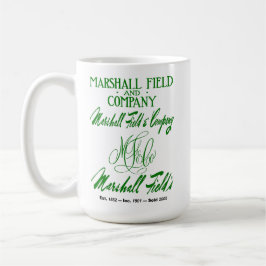 Marshall Field's 4 logo's Koffiemok