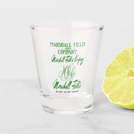 Marshall Field's 4 logo's Shot Glas