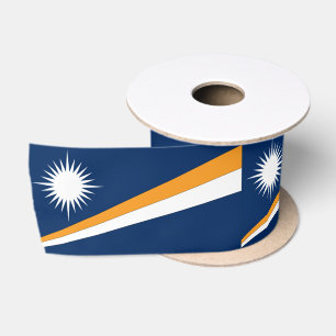 Marshall Flag & Marshall Islands op reis, vakantie Satijnen Lint