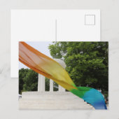 Marshall Fontein Regenboog Pride Briefkaart (Voorkant / Achterkant)