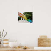 Marshall Fontein Regenboog Pride Poster (Keuken)