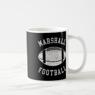 Marshall Football Vervallen Vintage 80's Terugblik Koffiemok