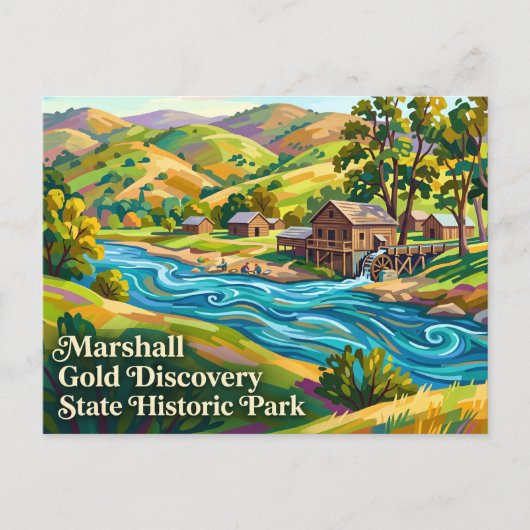 Marshall Gold Discovery State Historic Park Briefkaart (Voorkant)