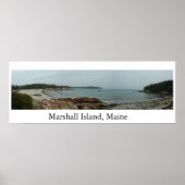 Marshall Island Beach Maine Poster (Voorkant)