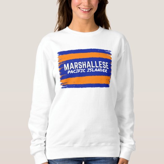Marshall Island Pacific Islander Sweatshirt (Voorkant)