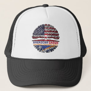Marshall Islands American USA Trucker Pet