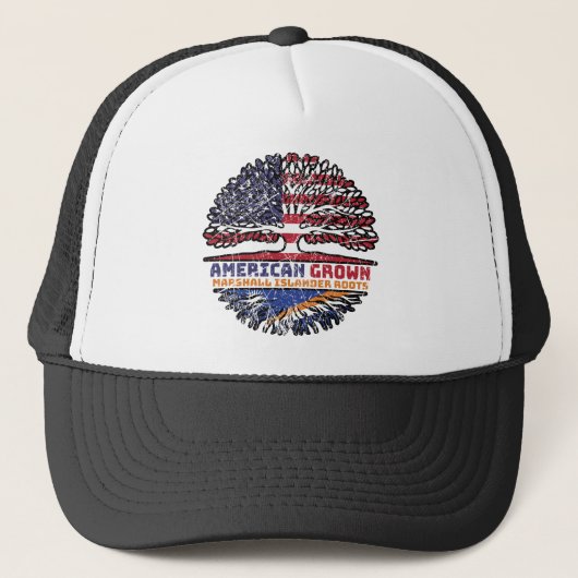 Marshall Islands American USA Trucker Pet (Voorkant)