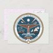 Marshall Islands Coat of Arms detail Briefkaart (Voorkant / Achterkant)