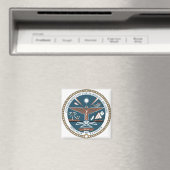 Marshall Islands Coat of Arms detail Magneet (Insitu (Vaatwasser))