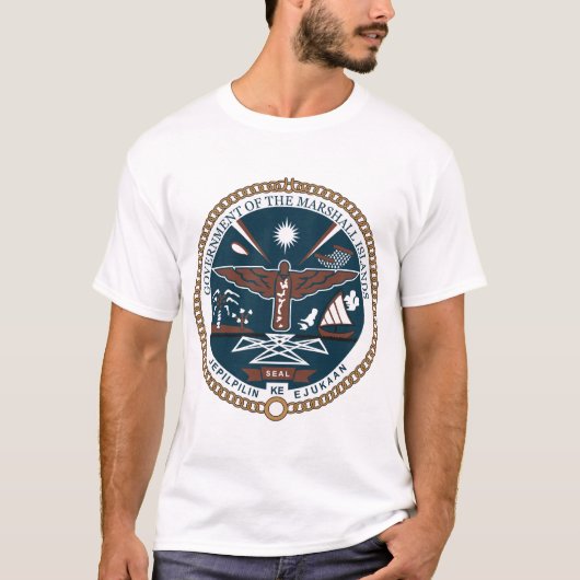 Marshall Islands Coat of Arms T-shirt (Voorkant)