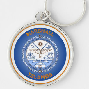 Marshall Islands Erfgoed Embleem Sleutelhanger