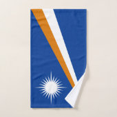Marshall Islands Flag Bad Handdoek (Handdoek)