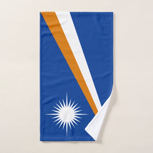 Marshall Islands Flag Bad Handdoek