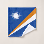 Marshall Islands Flag Bad Handdoek (Wasdoekje)