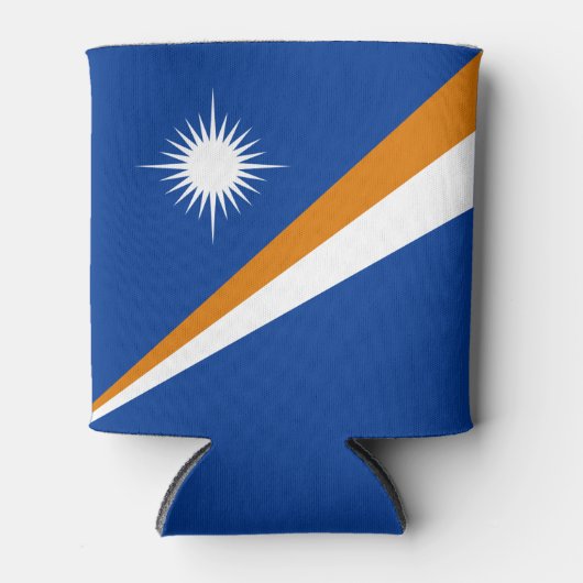 Marshall Islands Flag Blikjeskoeler (Voorkant)