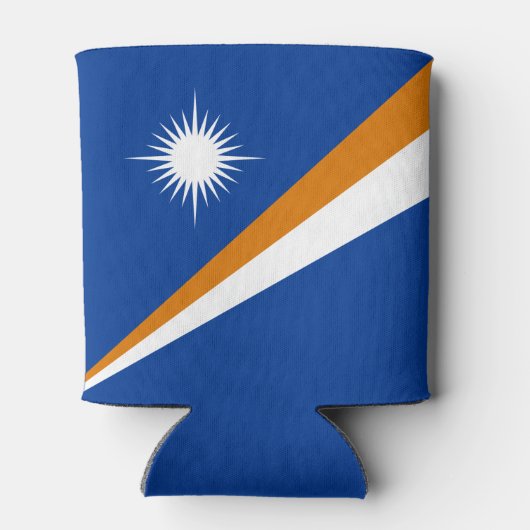 Marshall Islands Flag Blikjeskoeler (Achterkant)