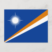 Marshall Islands Flag Briefkaart (Voorkant)