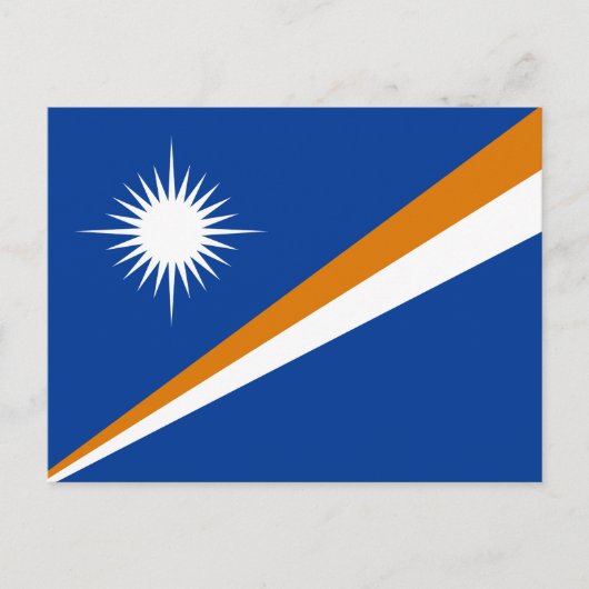 Marshall Islands Flag Briefkaart (Voorkant)