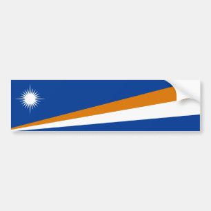 Marshall Islands Flag Bumpersticker
