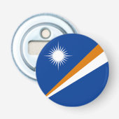 Marshall Islands Flag Button Flesopener (Voorkant)