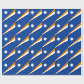 Marshall Islands Flag Cadeaupapier (Vlak)