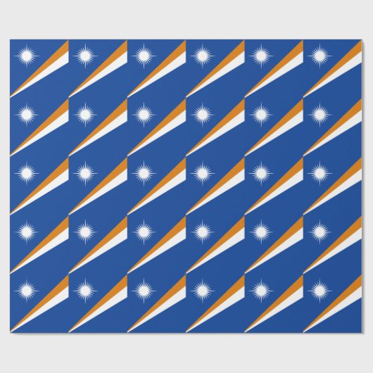 Marshall Islands Flag Cadeaupapier (Vlak)